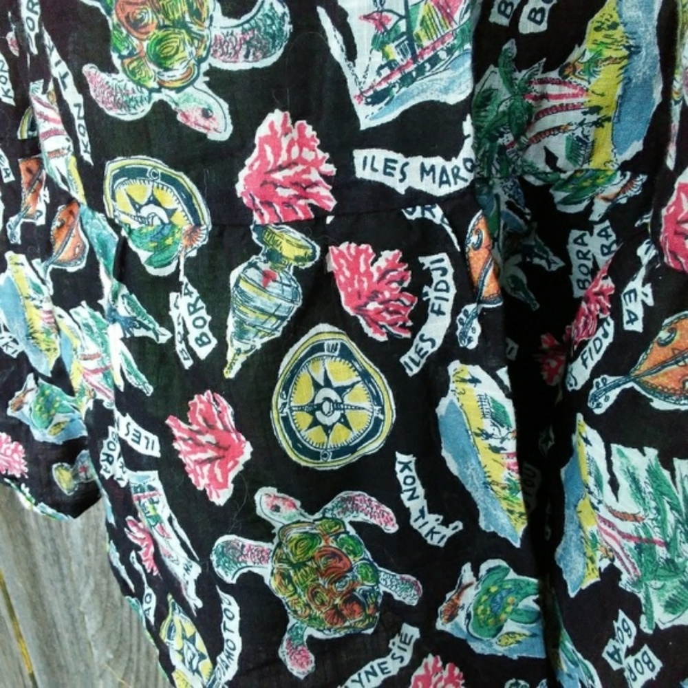 Anthropologie Maeve Polynesia Greetings Dress - Picture 7 of 8